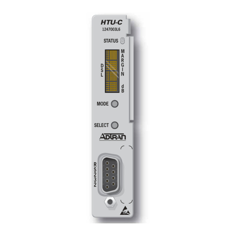 ADTRAN HDSL DDM+ HTU-C Instruction Manual