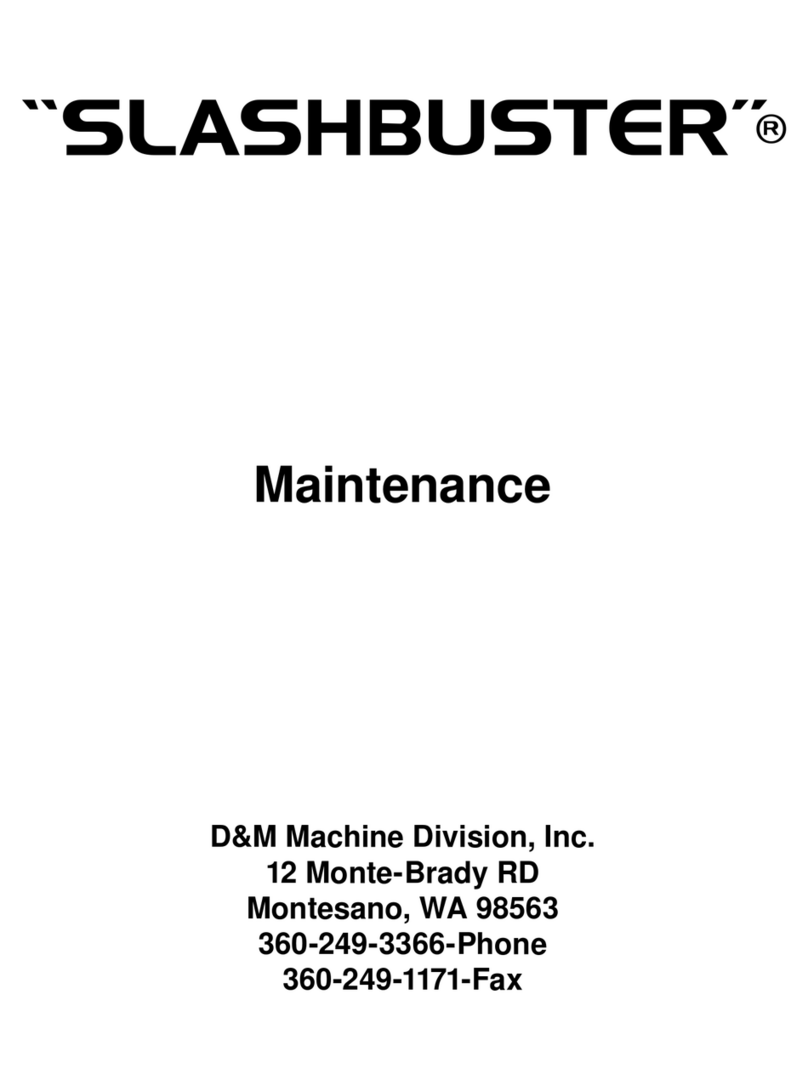 D&M SLASHBUSTER Maintenance Guide