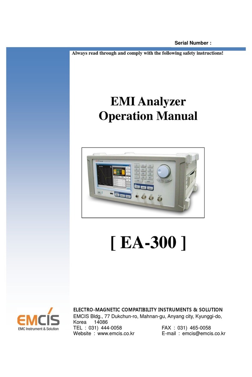 EMCIS EA-300 Operation manual