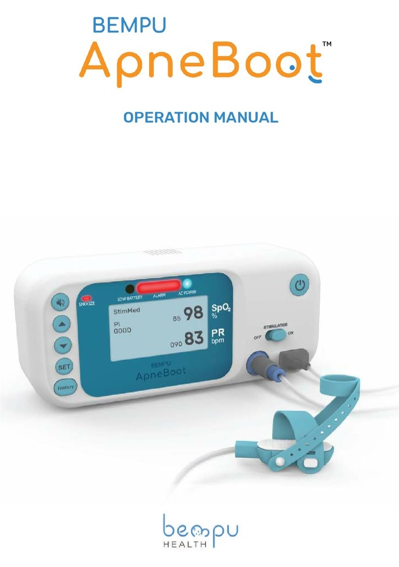 Bempu ApneBoot Operation manual