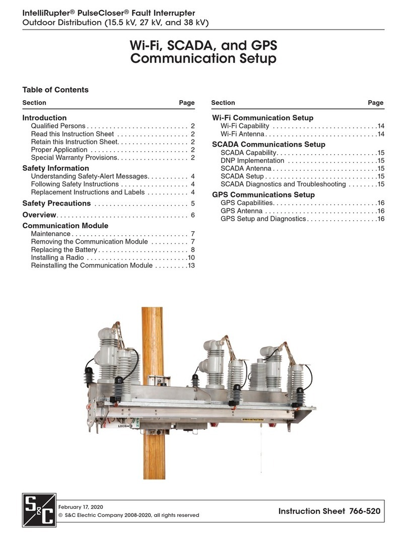S&C IntelliRupter PulseCloser User manual