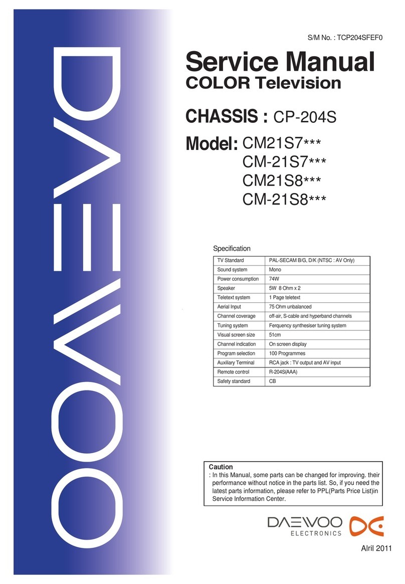 Daewoo CM21S7 Series User manual