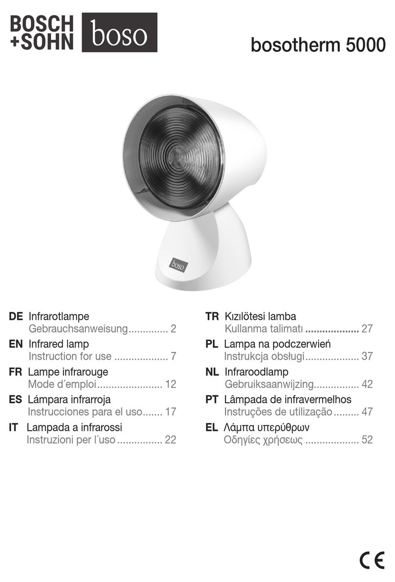 Bosch+Sohn Boso bosotherm 5000 Instructions for use