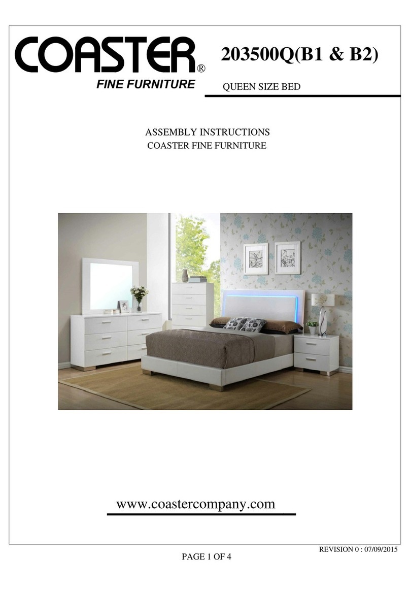 Coaster 203500Q User manual Coaster 203500Q User manual