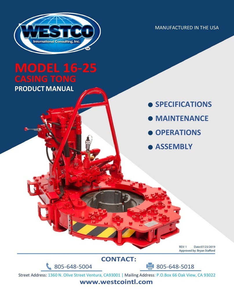 Westco 16-25 product manual