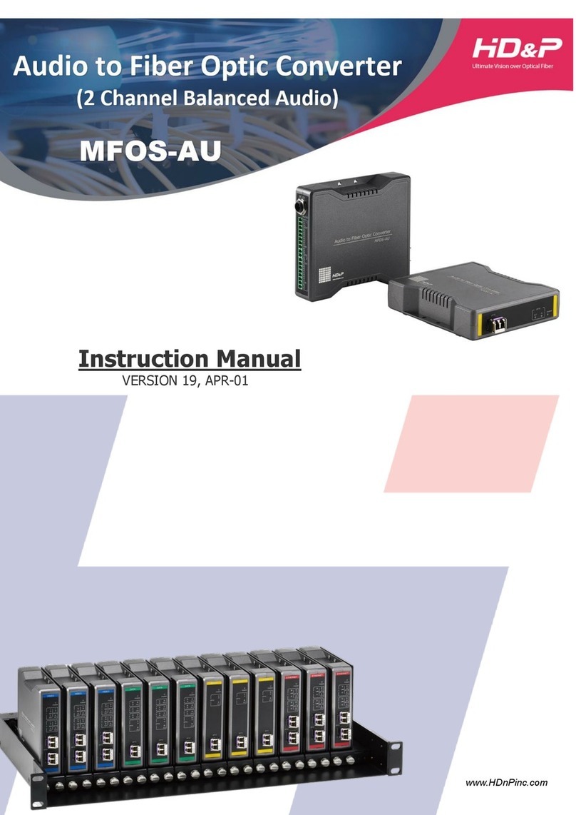 HD&P MFOS-AU instruction manual