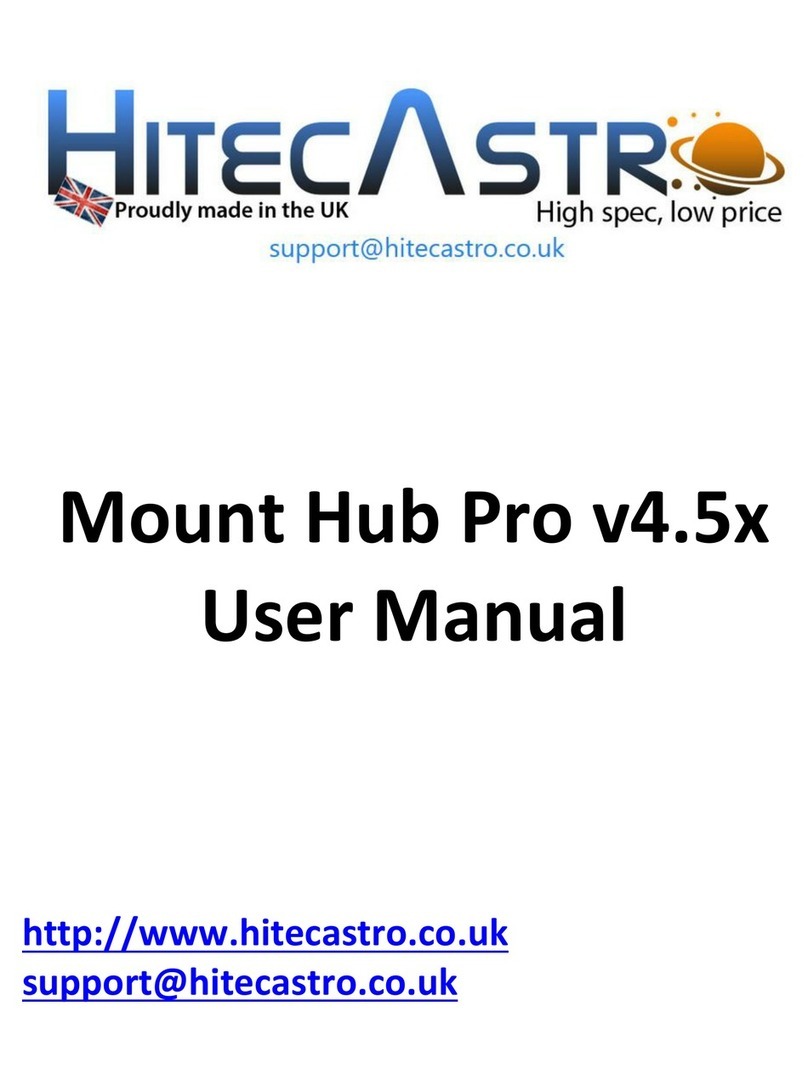 HitecAstro Mount Hub Pro v4.5x user manual