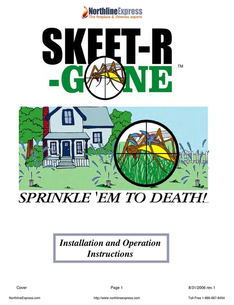 Skeet-R-Gone Skeet-R-Gone Installation and operation instructions