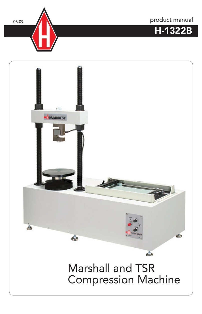 Humboldt Marshall and TSR H-1322B product manual Humboldt Marshall and TSR H-1322B product manual