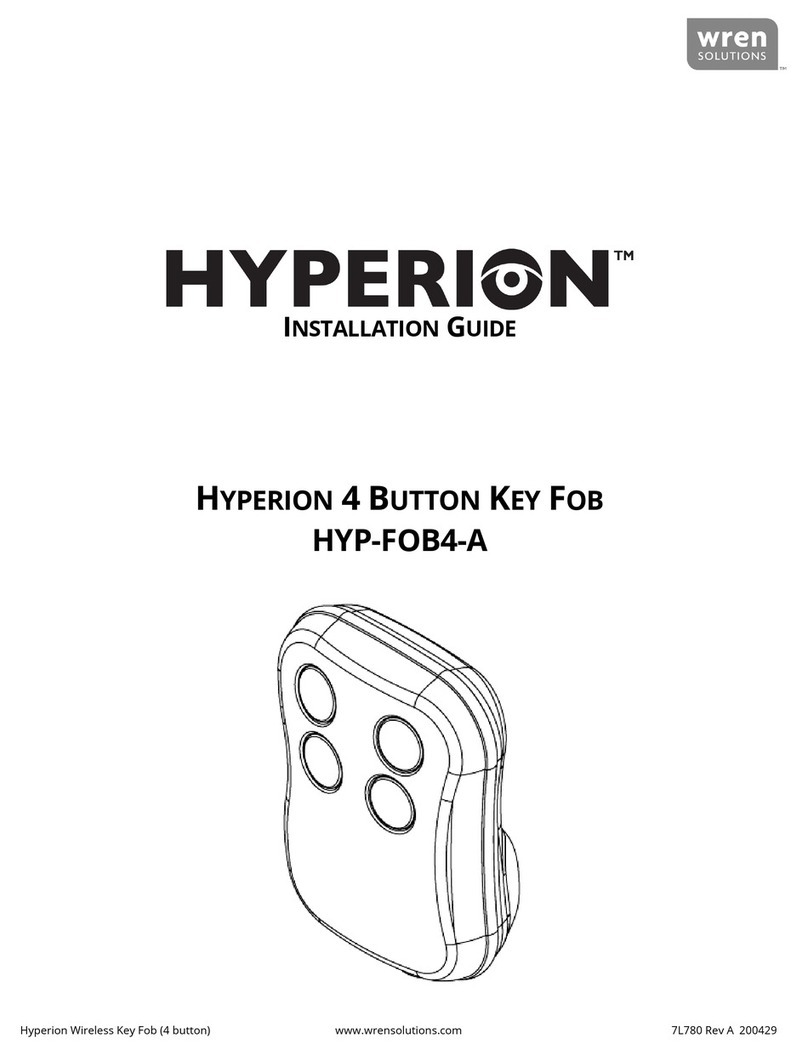 Wren HYPERION HYP-FOB4-A installation guide