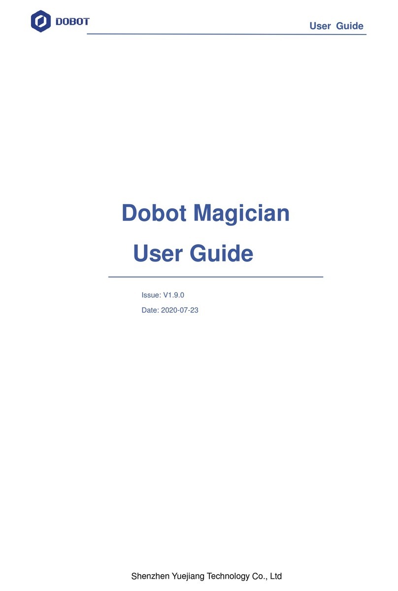 ShenZhen Yuejiang Technology Dobot Magician User manual