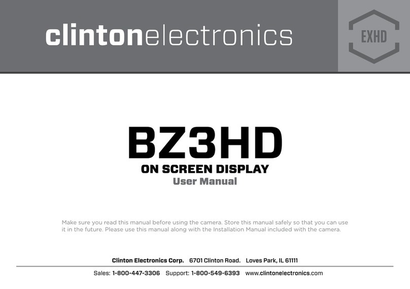 Clinton Electronics BZ3HD user manual