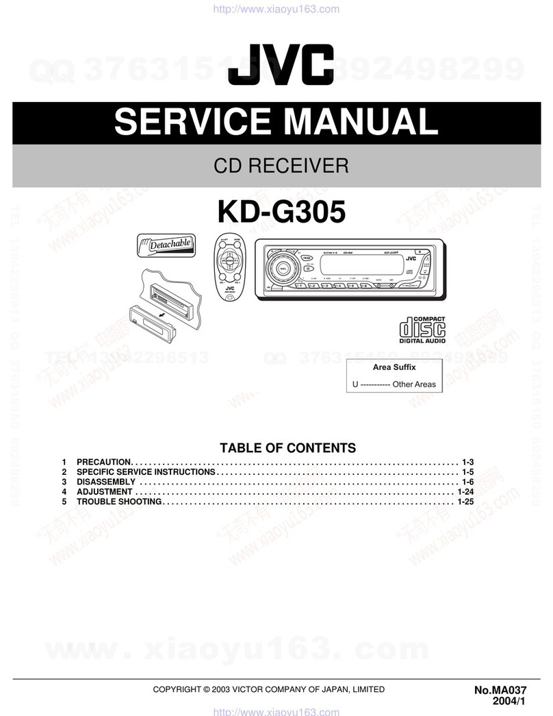 JVC KD-G305 User manual
