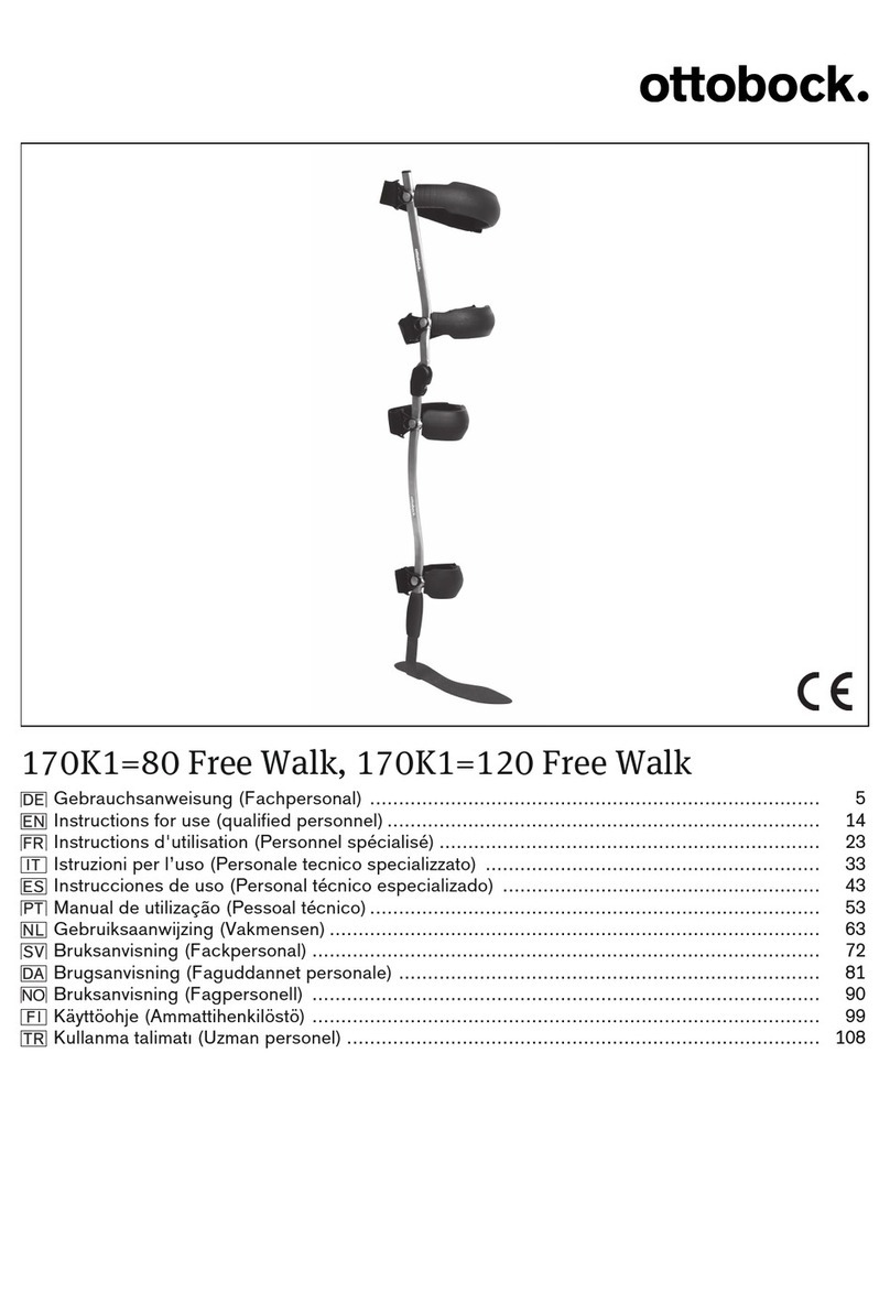 Otto Bock Free Walk 170K1-80 User manual