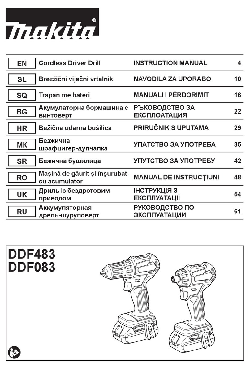 Makita DDF483 User manual