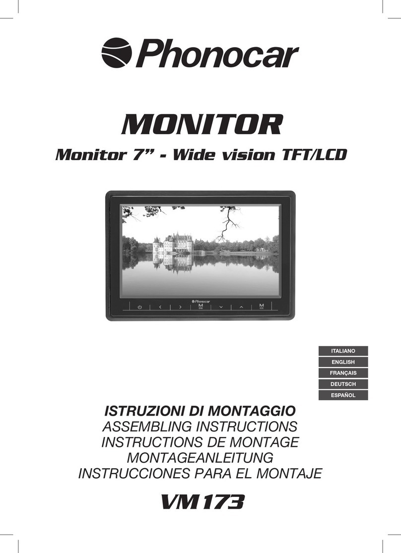 Phonocar VM 173 Installation guide