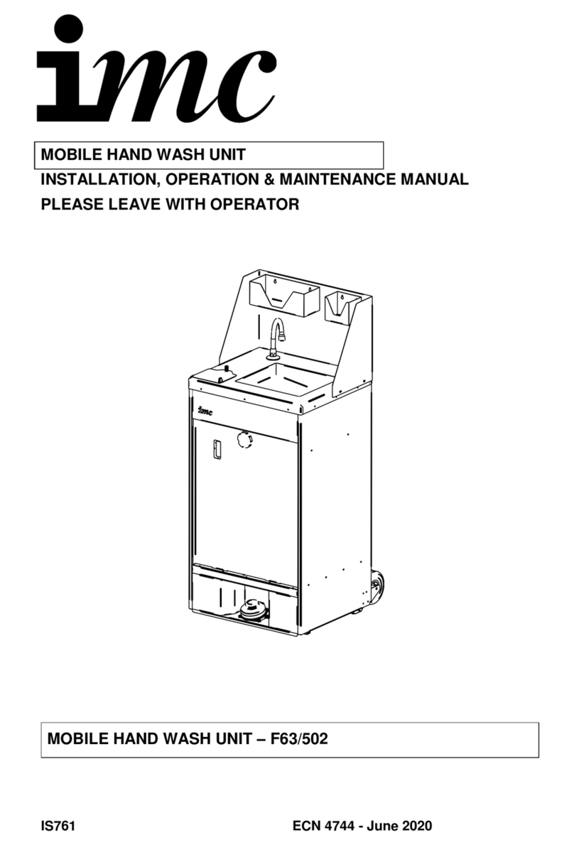 IMC F63/502 Installation, operation & maintenance manual IMC F63/502 Installation, operation & maintenance manual