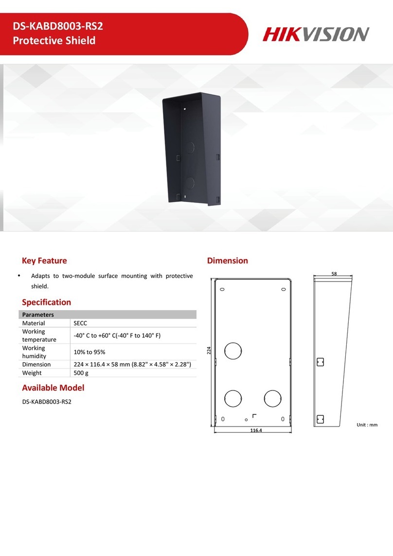 HIK VISION DS-KABD8003-RS2 quick start guide