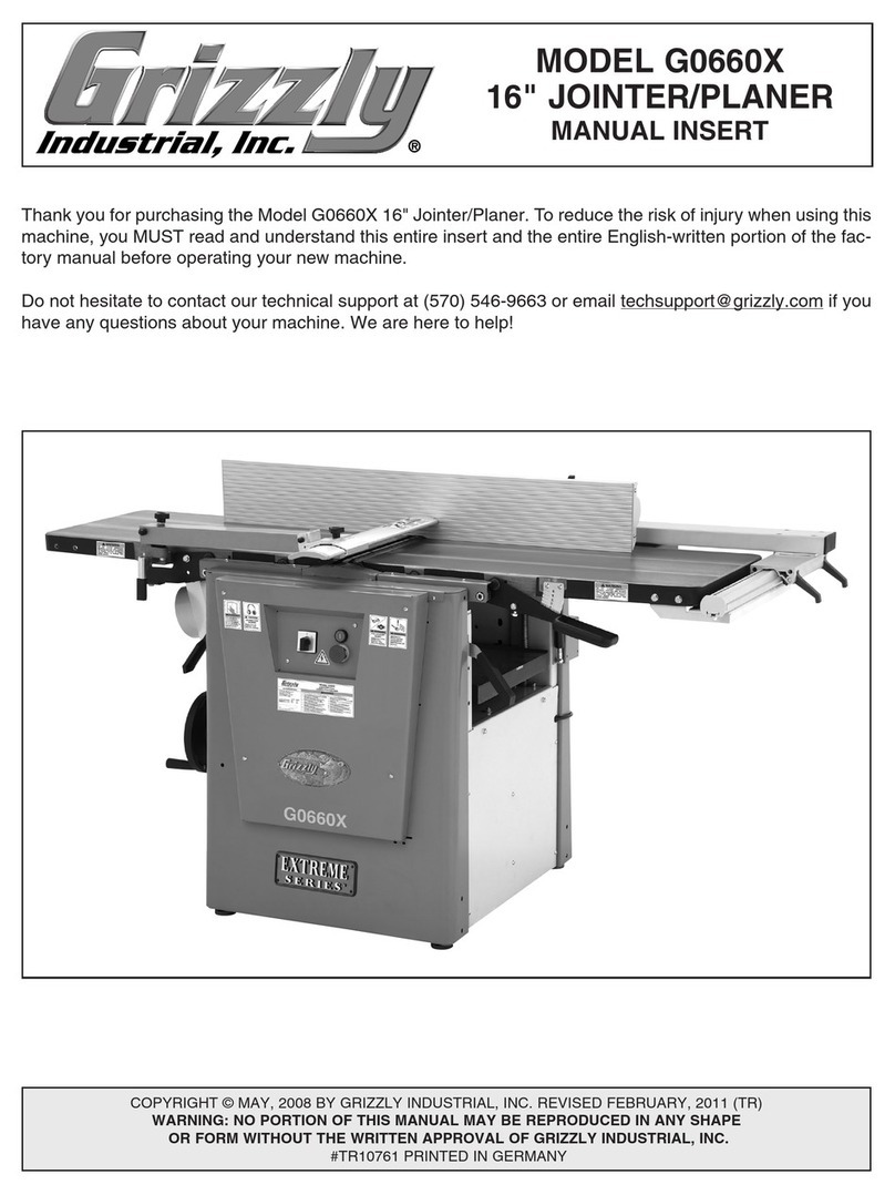 Grizzly Extreme Series Manual insert