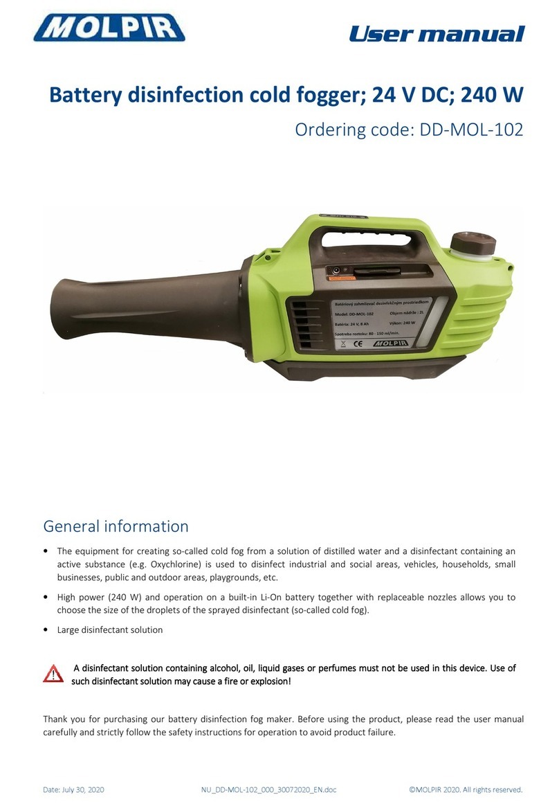 Molpir DD-MOL-102 user manual