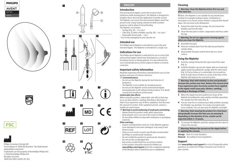 Philips AVENT SCF152 User manual