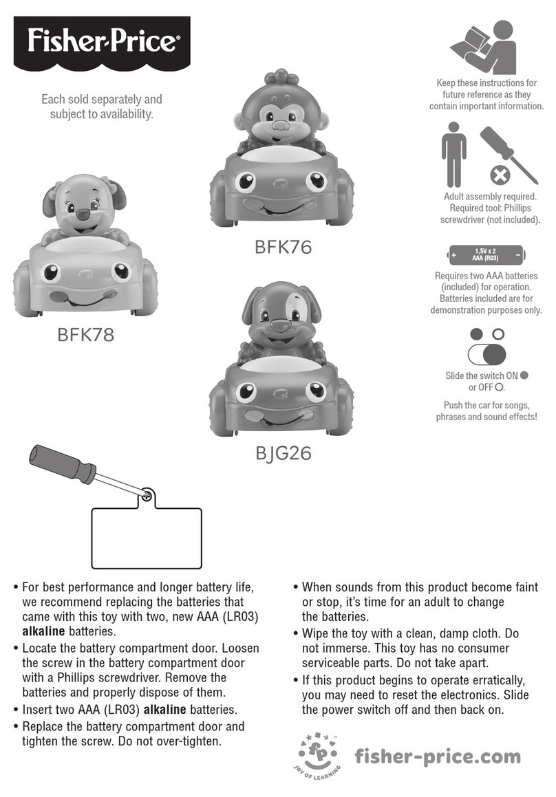 Fisher-Price BFK76 quick start guide