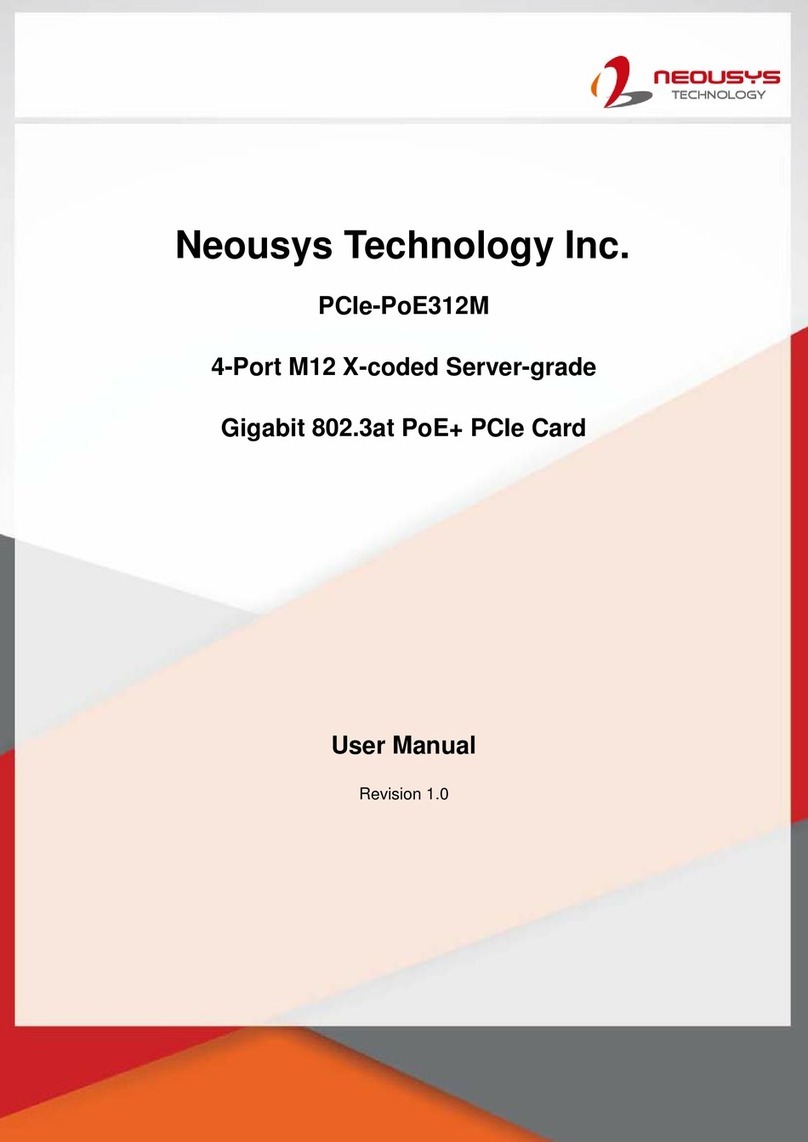Neousys Technology PCIe-PoE312M user manual