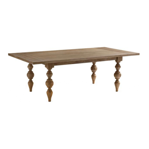 Frontgate CAMPBELL DINING TABLE 162764 User manual
