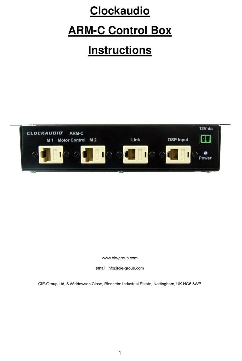 Clockaudio ARM-C instructions