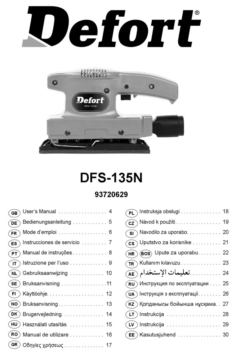 Defort DFS-135N User manual