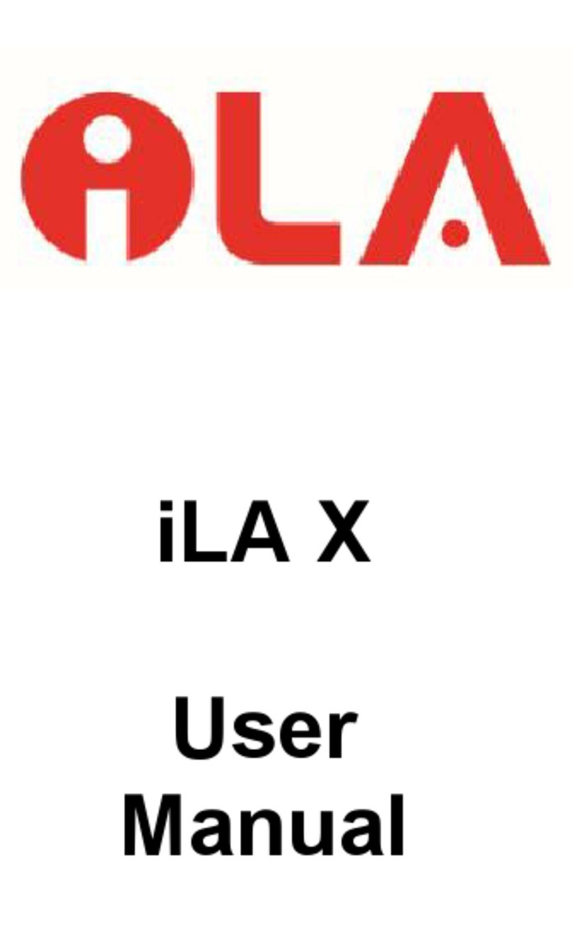 ILA X User manual