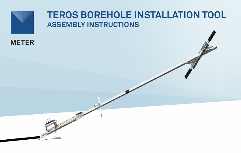 METER TEROS BOREHOLE INSTALLATION TOOL Assembly instructions METER TEROS BOREHOLE INSTALLATION TOOL Assembly instructions