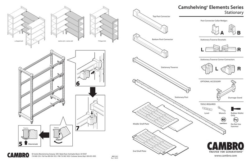 Cambro Camshelving Elements Series manual
