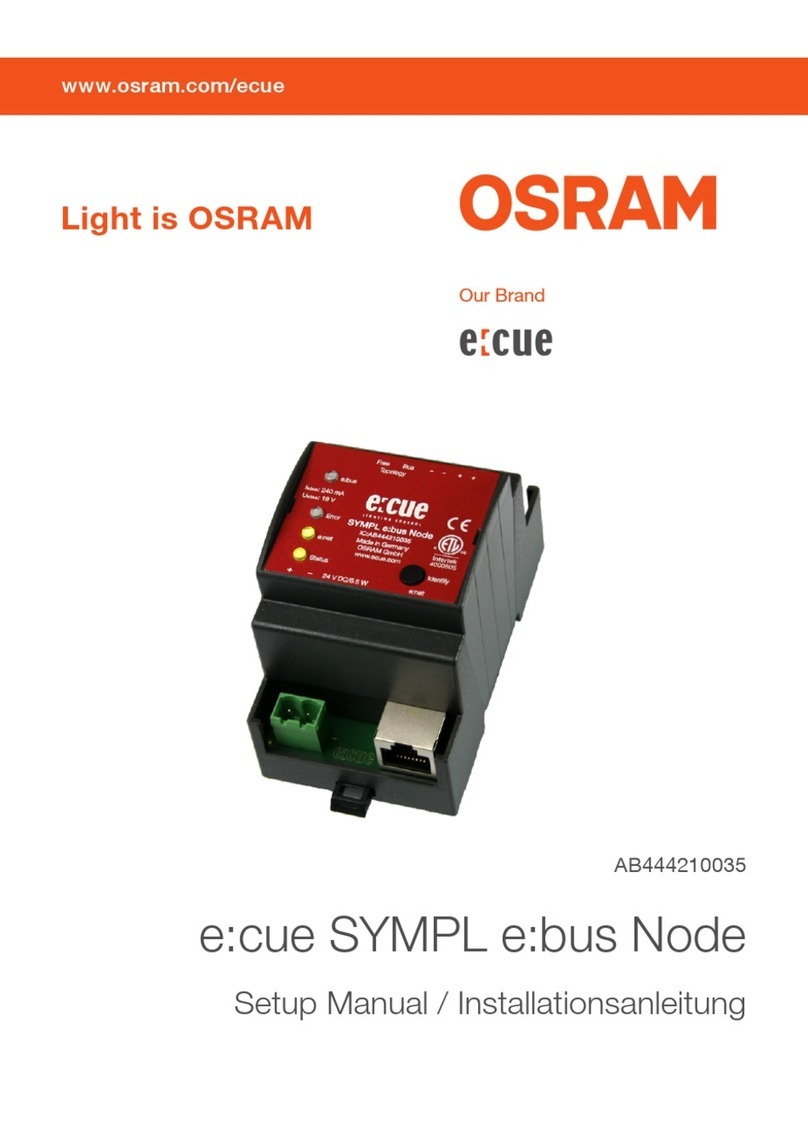 Osram e:cue SYMPL e:bus Node User guide