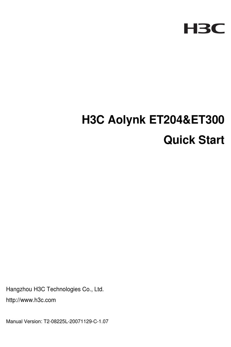 H3C Aolynk ET204 User manual