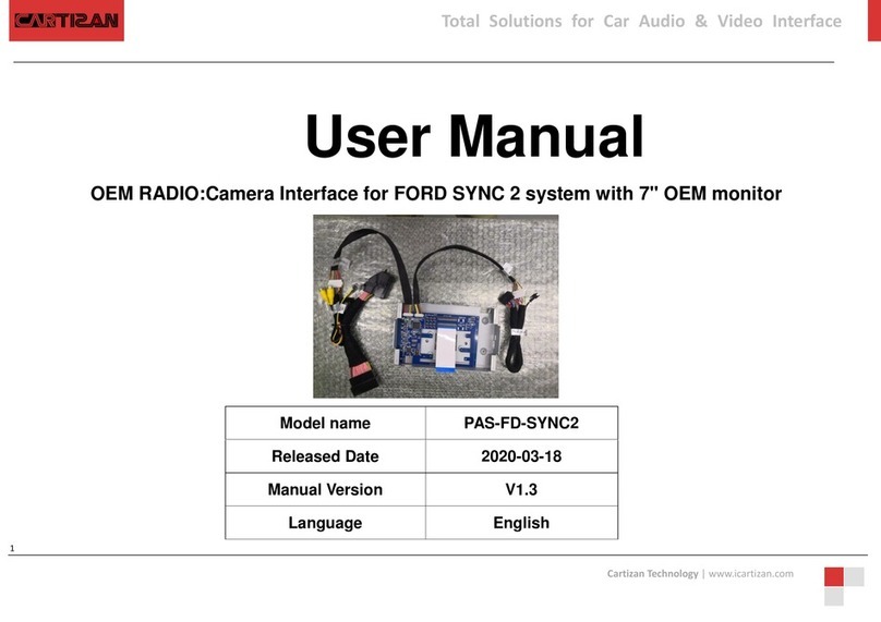 Cartizan PAS-FD-SYNC2 user manual