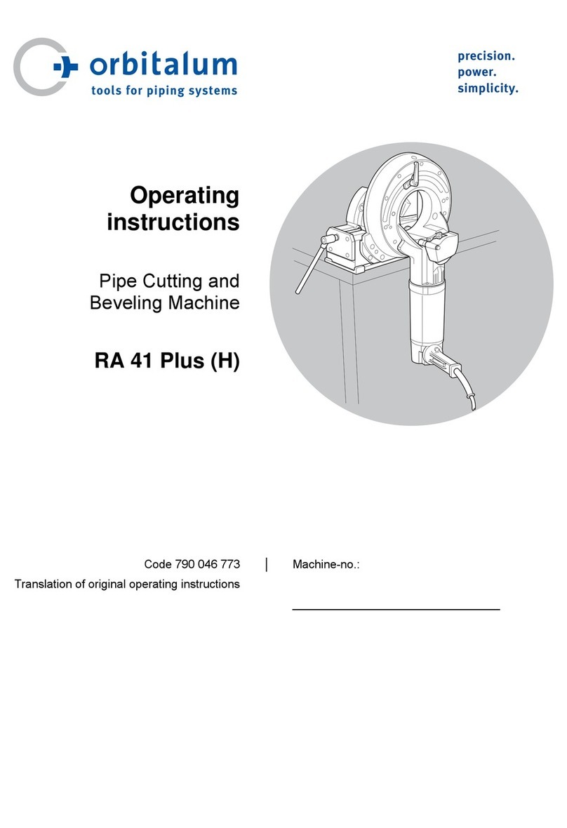 Orbitalum RA 41 Plus operating instructions