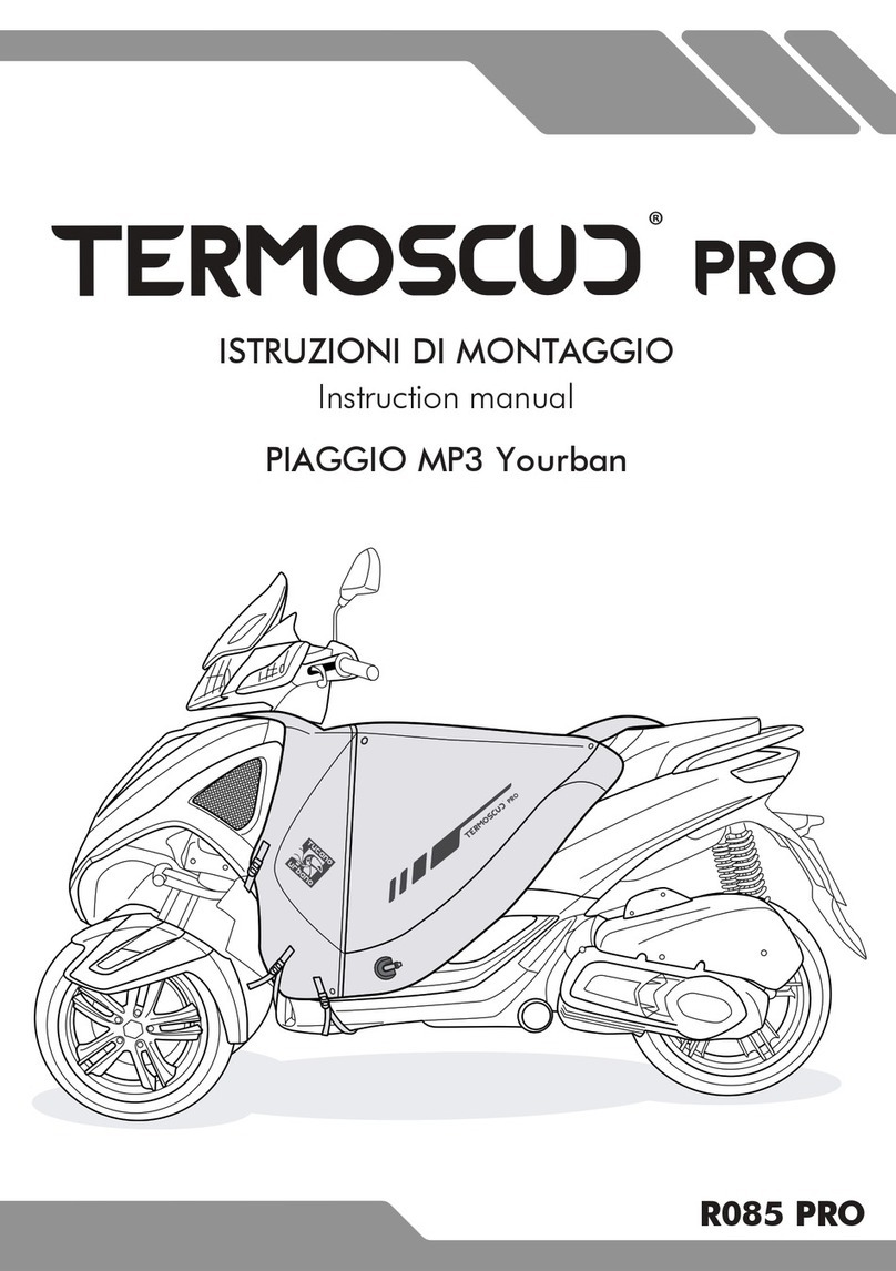 Tucano Urbano TERMOSCUD PRO instruction manual