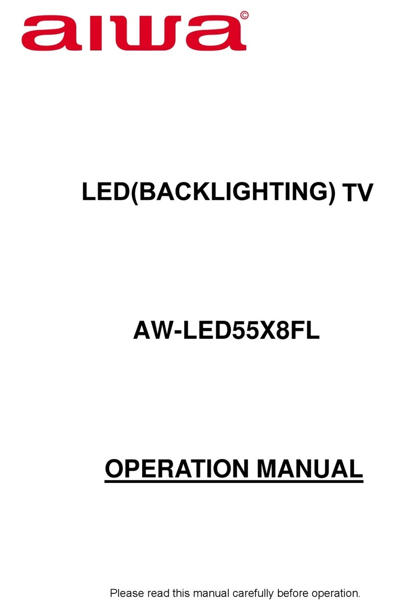 Aiwa AW-LED55X8FL User manual