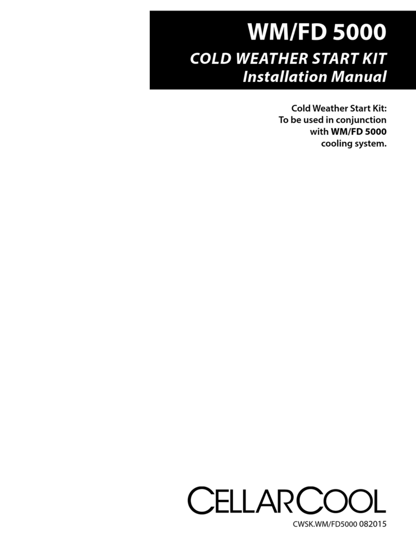Cellar Cool WM 5000 installation manual
