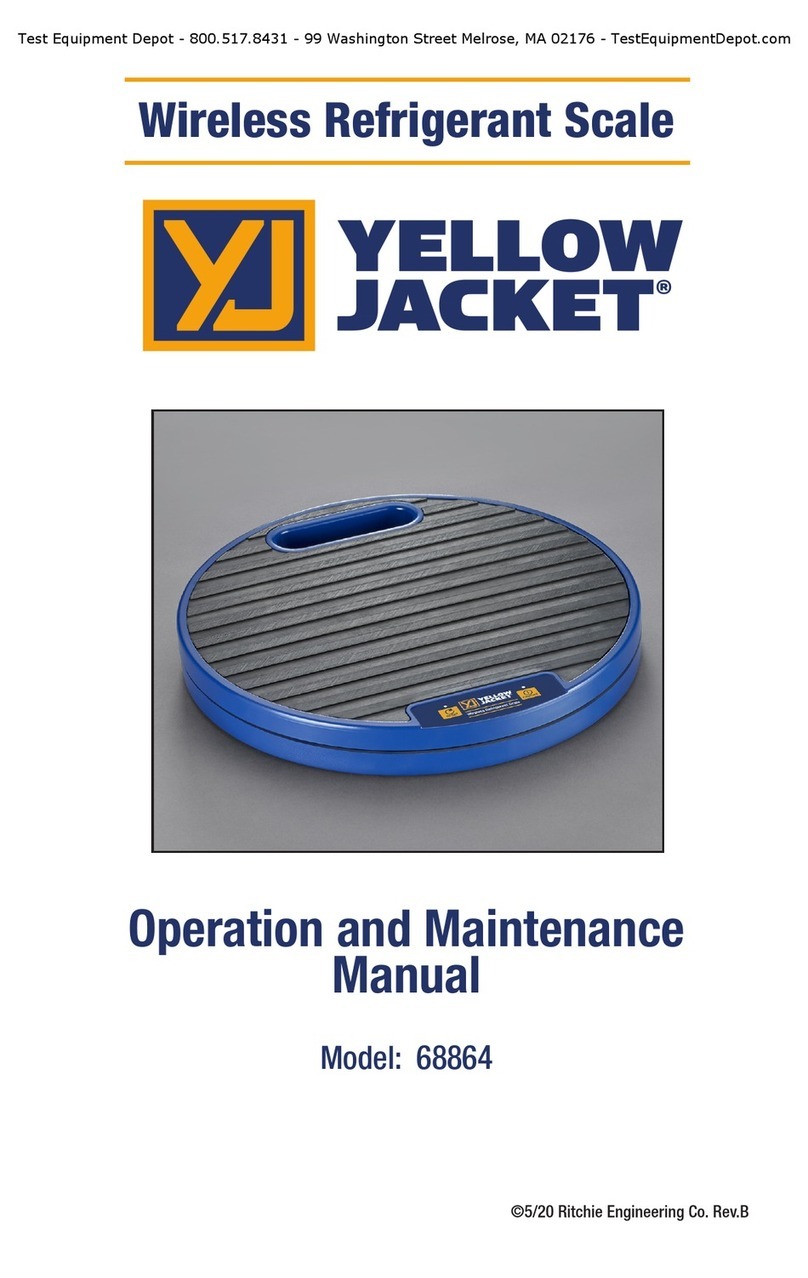 yellow jacket 68864 Operation and maintenance manual