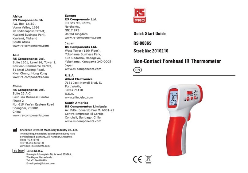 RS PRO RS-8806S quick start guide