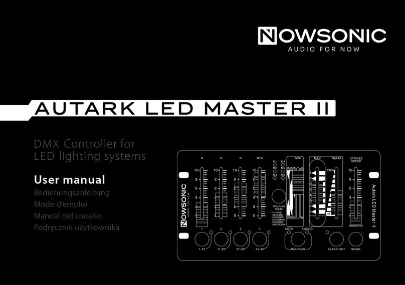 Nowsonic AUTARK LED MASTER II User manual