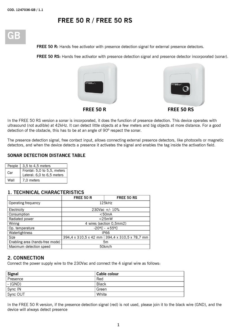 JCM FREE 50 R User manual