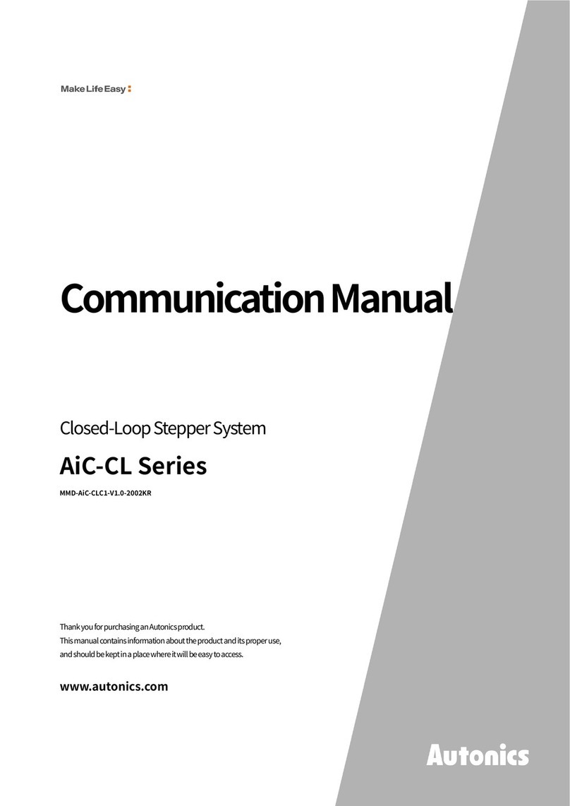 Autonics AiC-CL Series Communications manual