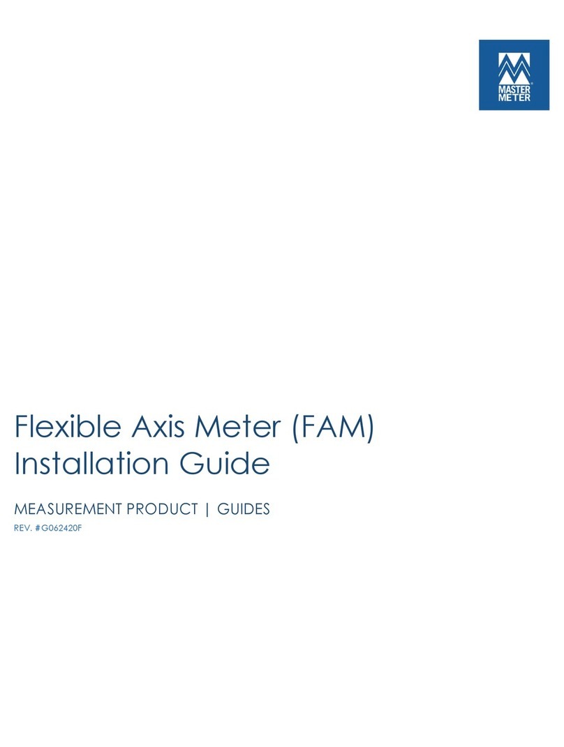 Master Meter FAM User manual