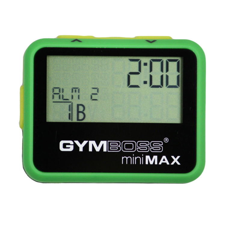 GYMBOSS miniMAX manual