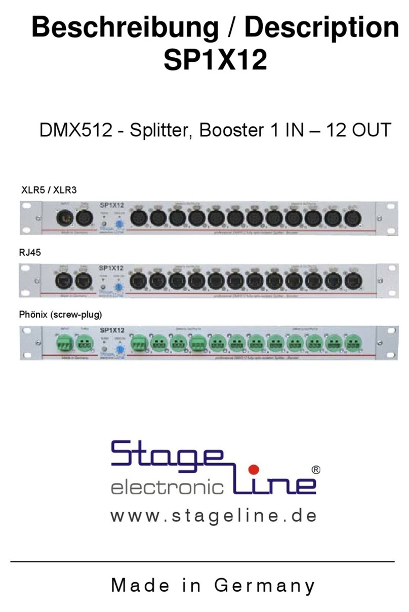 Stageline SP1X12 manual