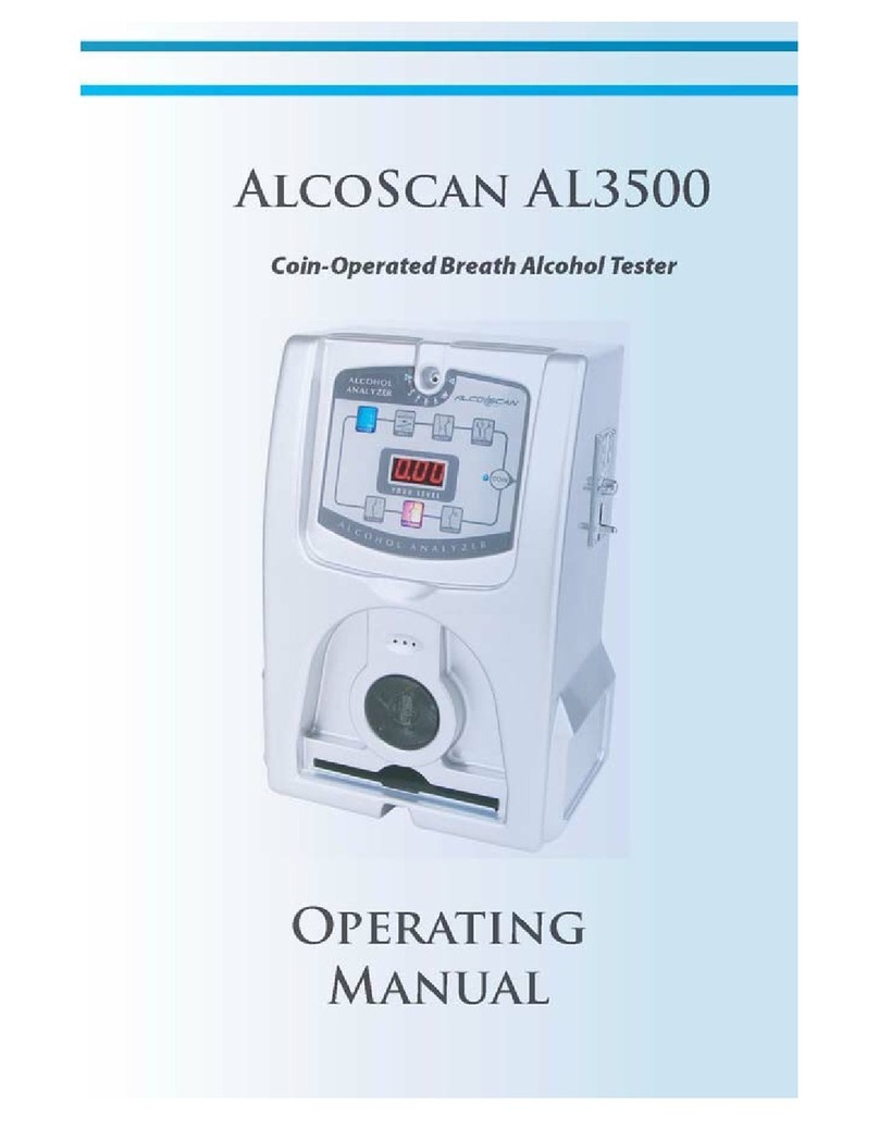 Alcoscan AL3500 operating manual