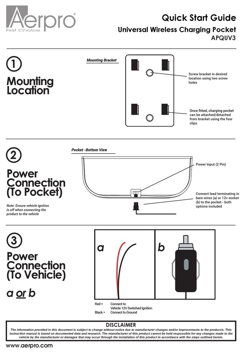 Aerpro APQUV3 quick start guide